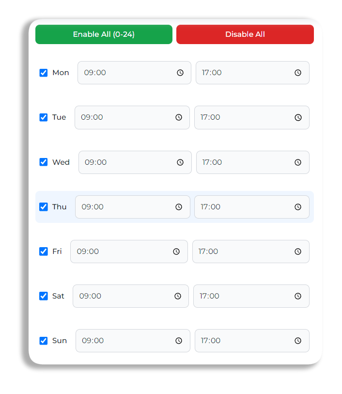 Calendar interface for scheduling promotions